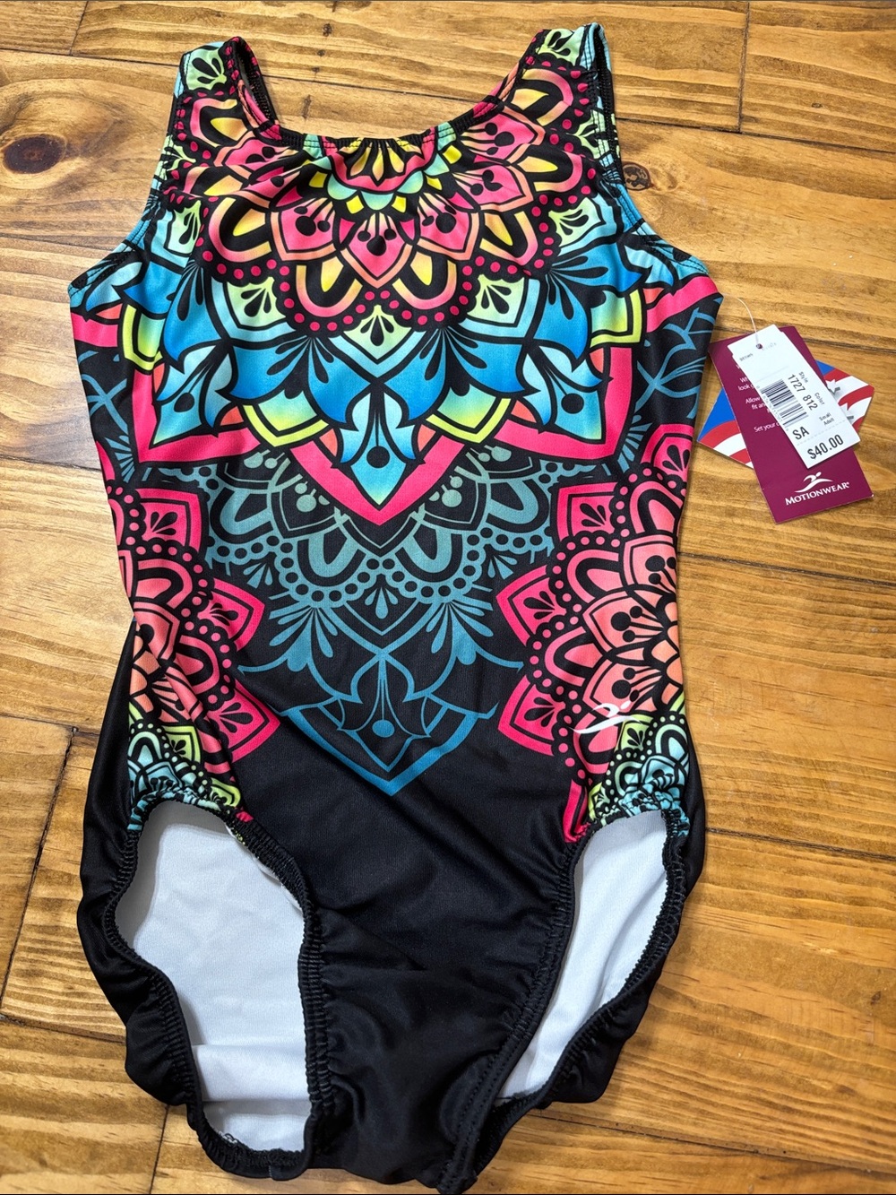NWT Motionwear Small Adult Gymnastics Leotard Style 1727 Color 812